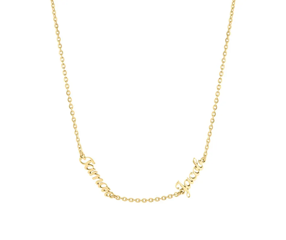 Script Multi Name Necklace