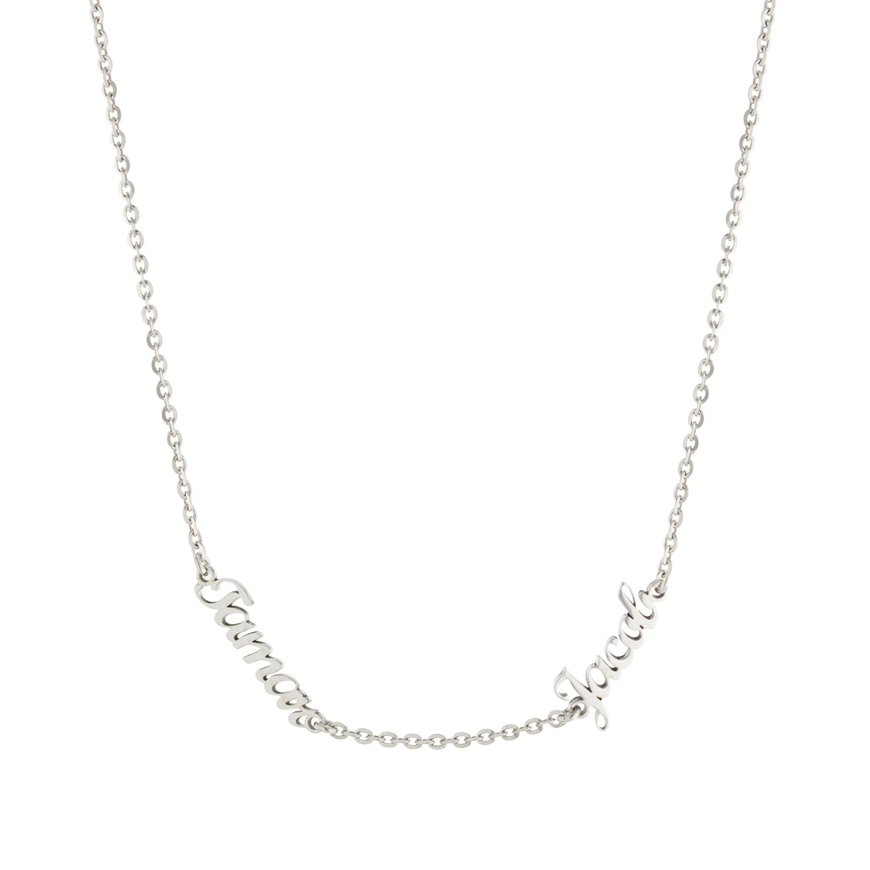 Script Multi Name Necklace