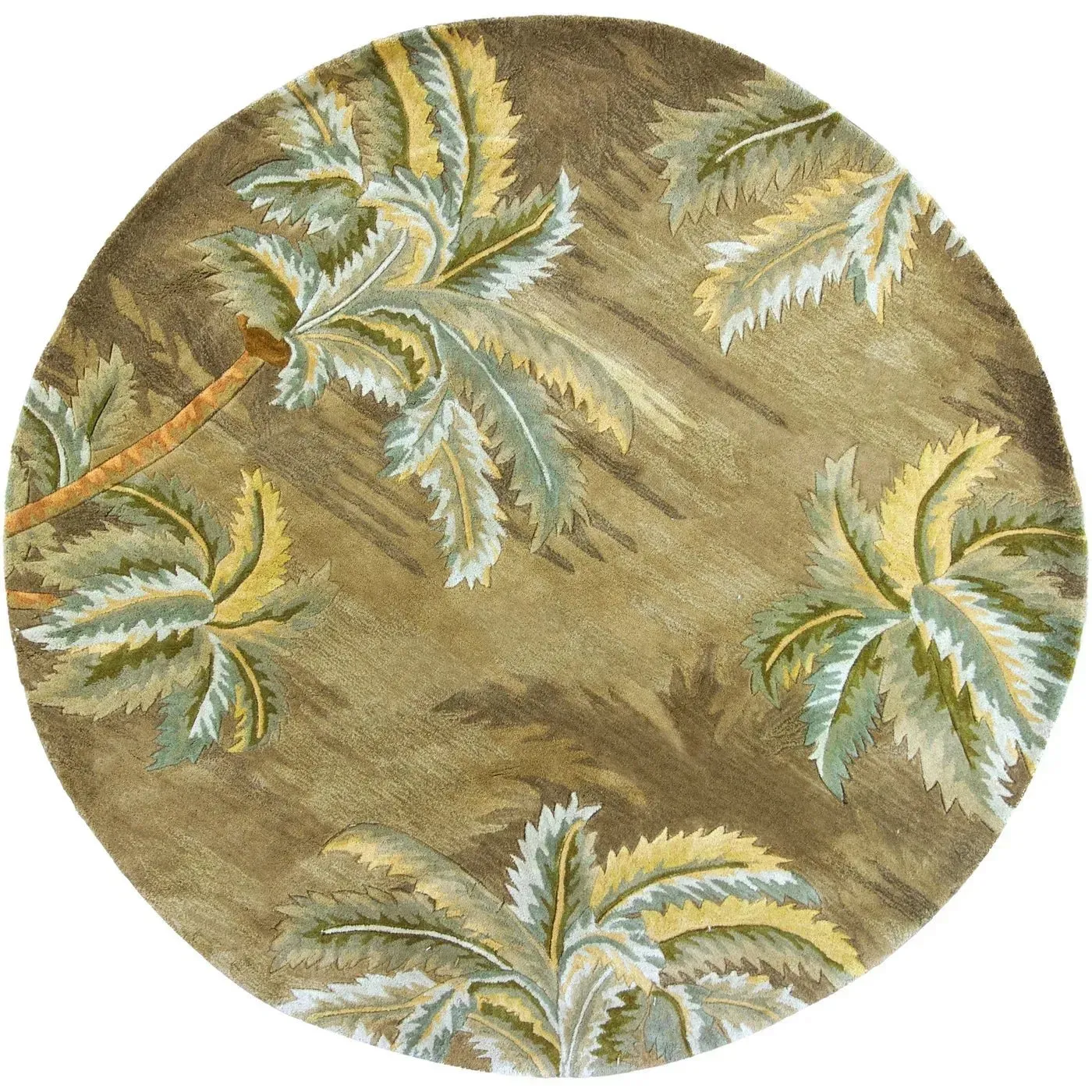 Sparta 3102 Palm Trees Moss Rug
