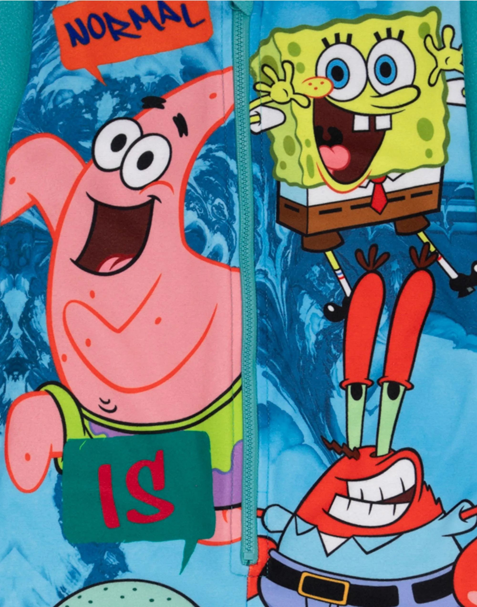 SpongeBob SquarePants Boys Blue Onesie