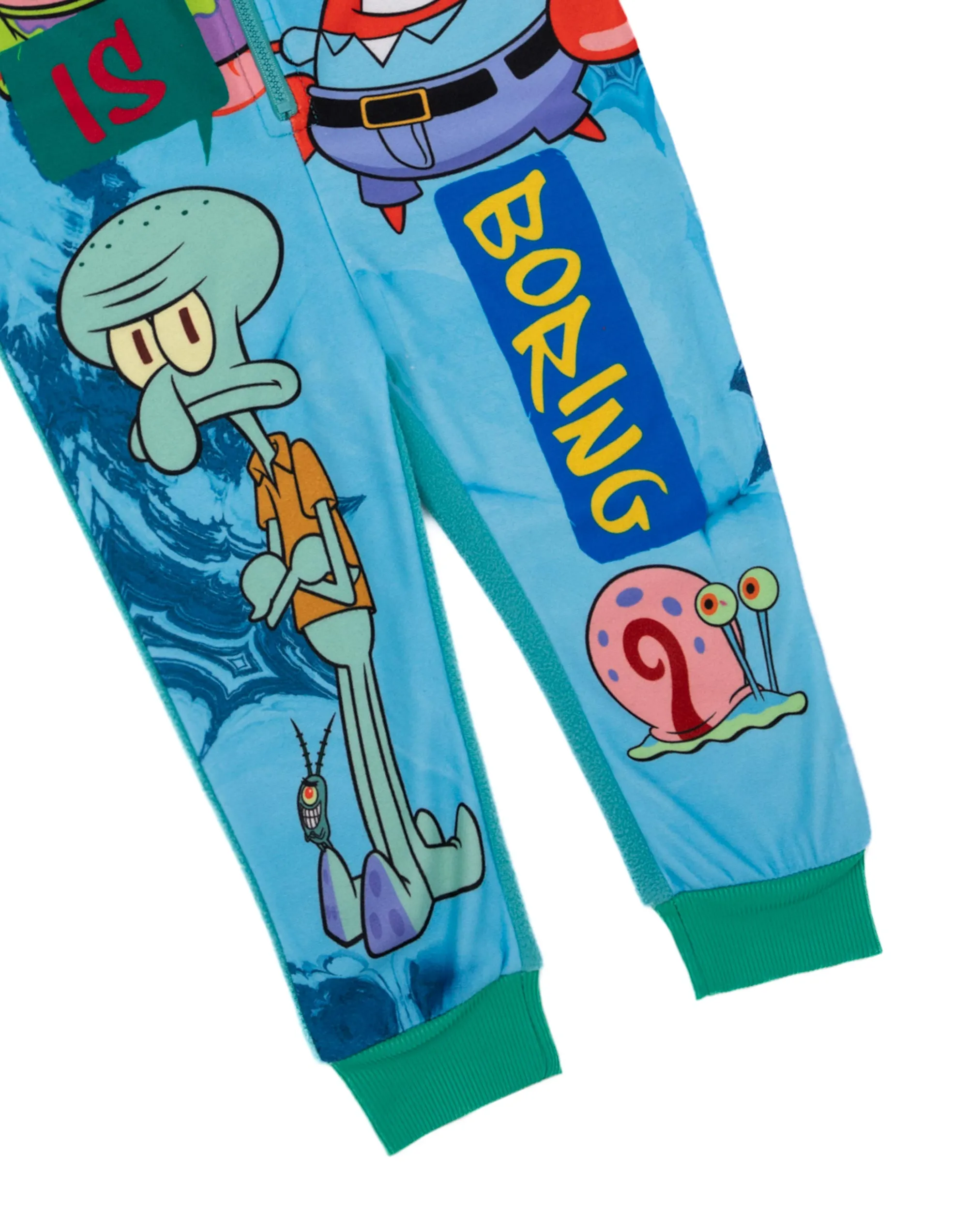SpongeBob SquarePants Boys Blue Onesie