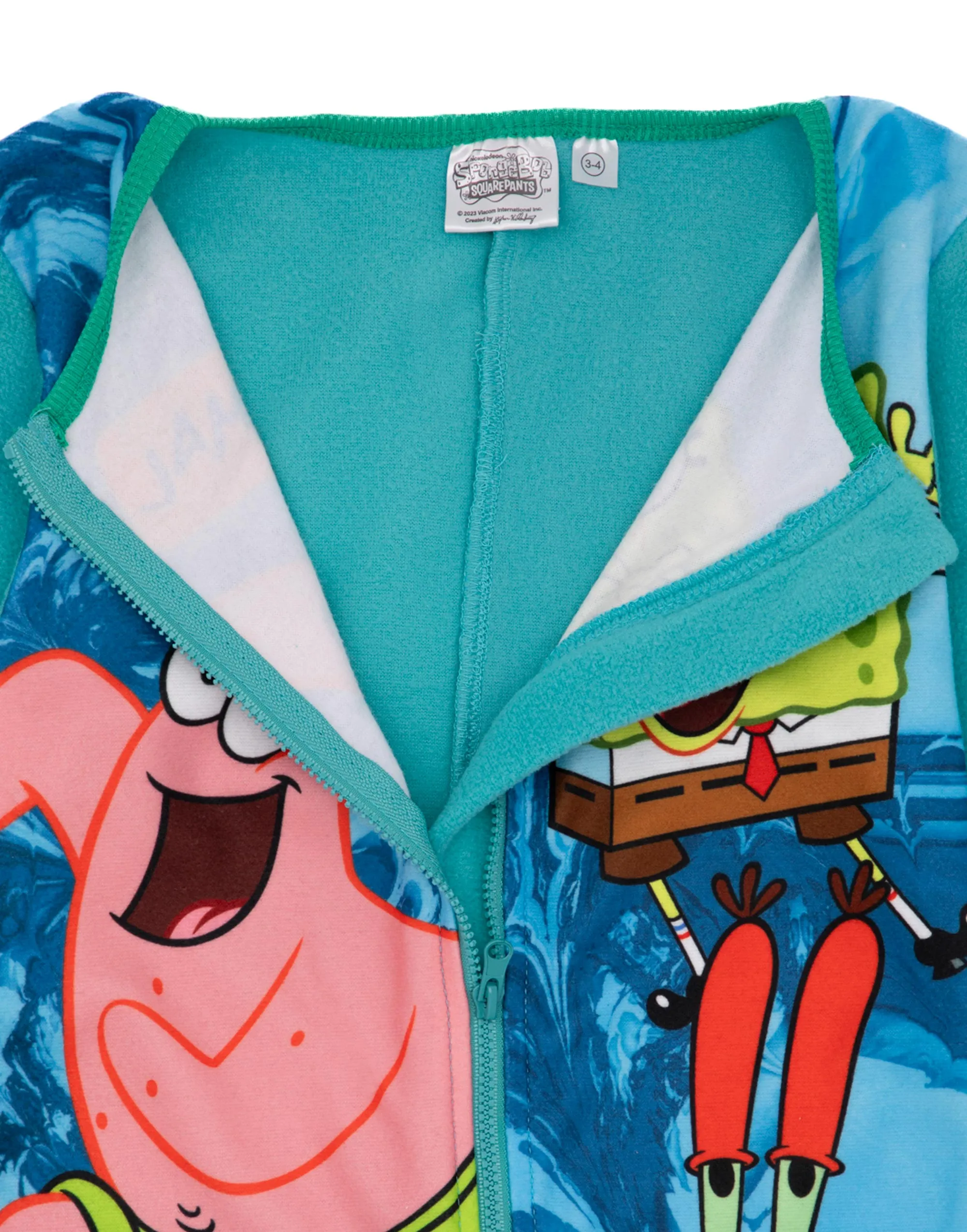 SpongeBob SquarePants Boys Blue Onesie