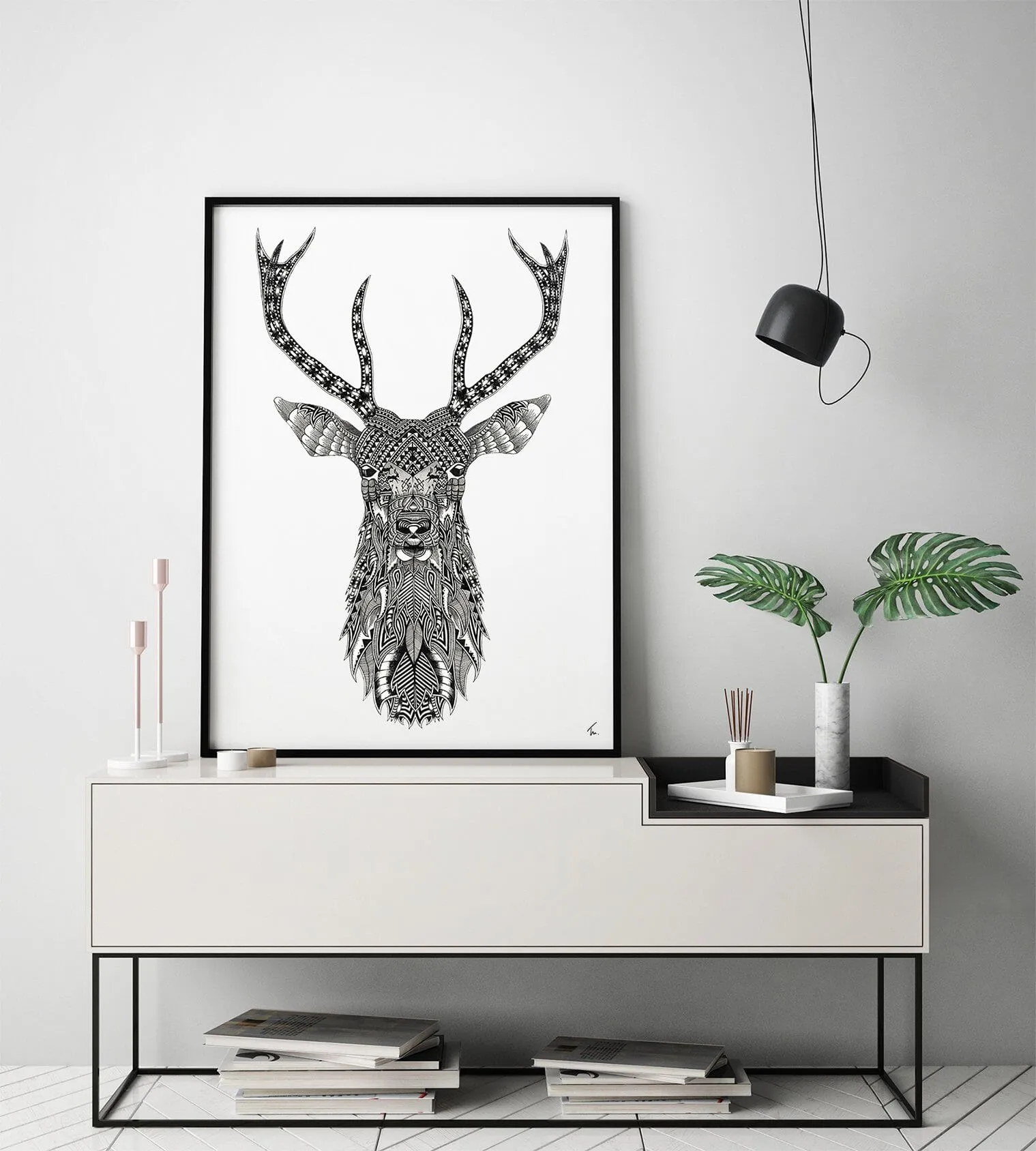 The Stag Fine Art Print