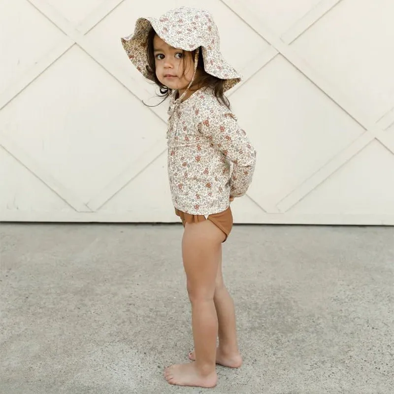 Toddler/Kid Girl's Two-Piece Floral Swimsuit (3 Designs)