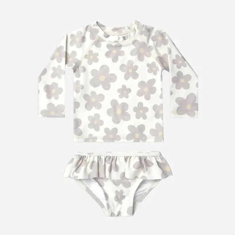 Toddler/Kid Girl's Two-Piece Floral Swimsuit (3 Designs)
