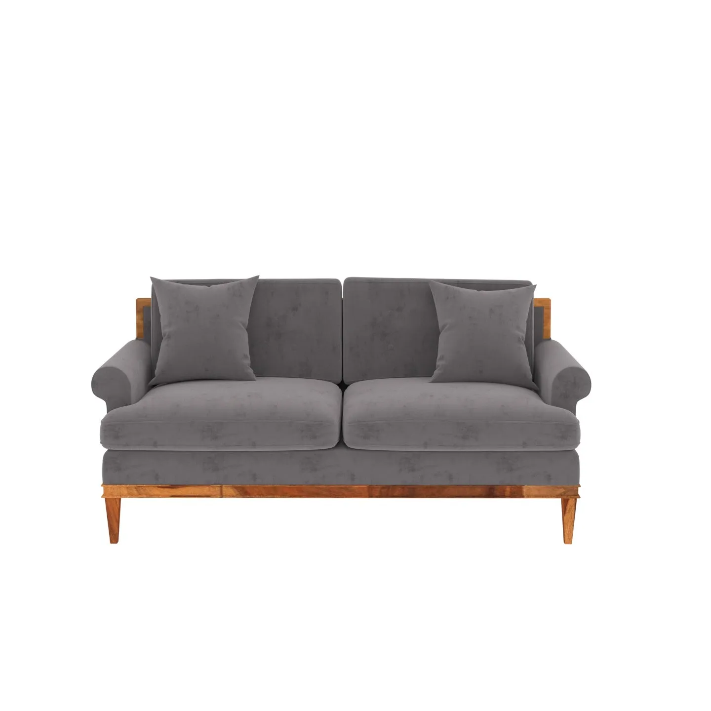 Ultra Glance Gray Shaded Premium 2 Seater Sofa