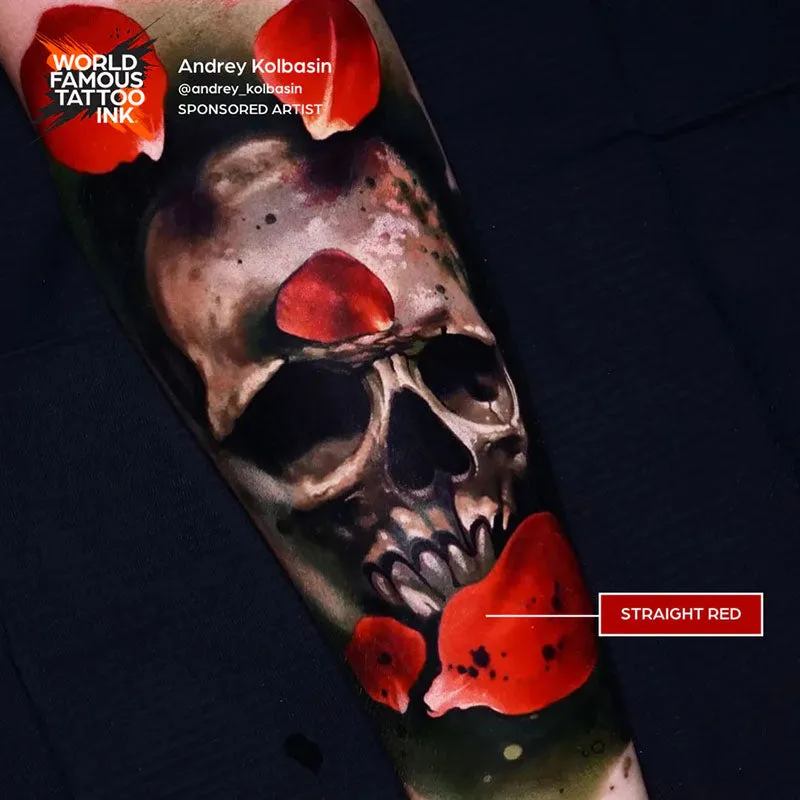 World Famous Straight Red (Paul Rogers Red) Ink 1oz