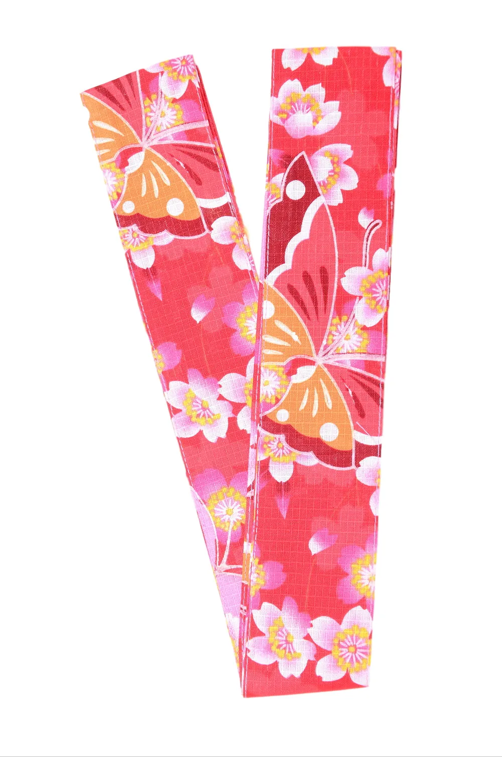 Yukata for indoor use / sakura&butterfly  :EM007-Red